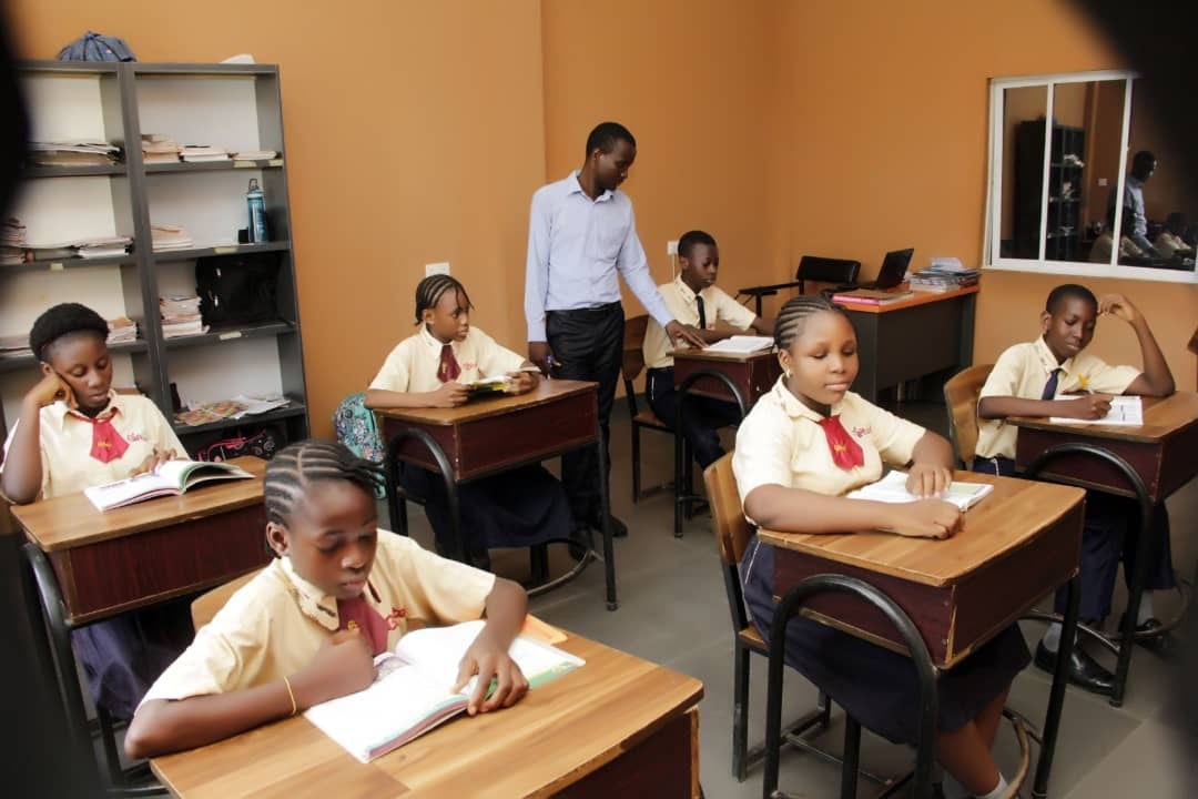 Attentive pupils in spacious classrooms at Gifted Brains School